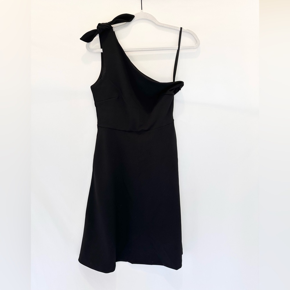 Banana Republic One-Shoulder Black Dress
